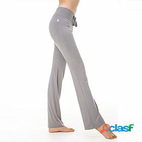 Womens High Waist Yoga Pants Wide Leg Flare Leg Bottoms
