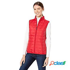 Womens Hiking Vest Quilted Puffer Vest Down Vest Winter