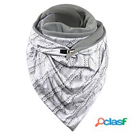 Womens Infinity Scarf White Dailywear Sport Holiday Scarf