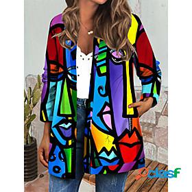 Womens Jacket Autumn / Fall Winter Daily Holiday Regular