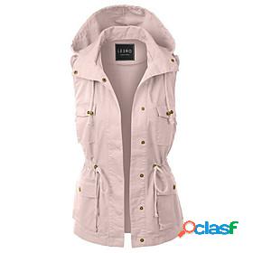 Womens Jacket Fall Daily Regular Coat Breathable Regular Fit