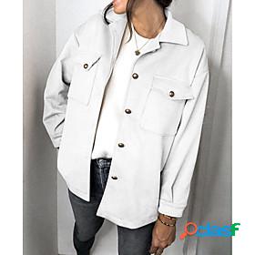 Womens Jacket Fall Winter Street School Indoor Regular Coat