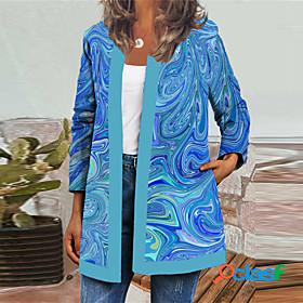 Womens Jacket Spring Summer Daily Holiday Going out Regular