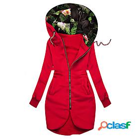 Womens Jacket Winter Sport Daily Long Coat Warm Regular Fit