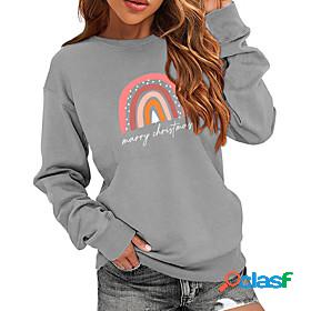 Women's Letter Pullover Print Casual Sports Weekend