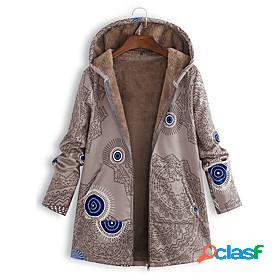 Women's Parka Fall Winter Casual Daily Valentine's Day Long