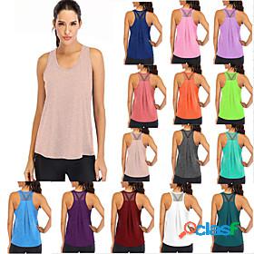 Womens Sleeveless Running Tank Top Singlet Top Athletic