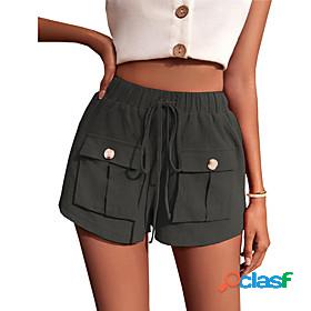 Womens Stylish Cargo Shorts Baggy Shorts Chinos Short Pants