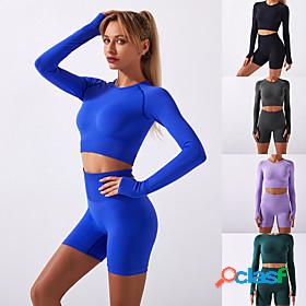 Women's Tracksuit Yoga Suit 2 Piece Summer Clothing Suit