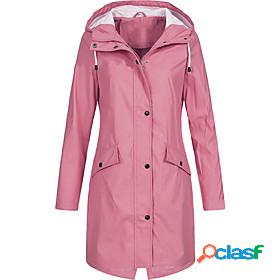 Womens Trench Coat Spring Fall Winter Daily Long Coat