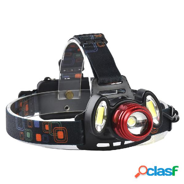 XANES 2305 1200 Lumens T6 + 2xCOB Lampada per bicicletta