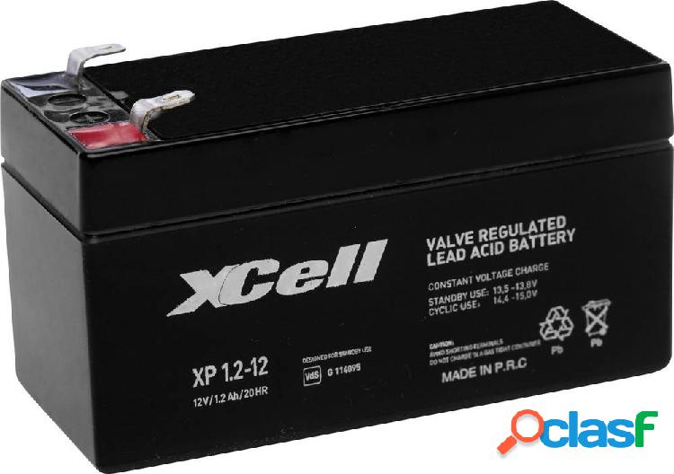 XCell XP1.212 XCEXP1.212 Batteria al piombo 12 V 1.2 Ah