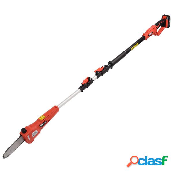 YATO Motosega Telescopica con Batteria 2,0Ah Li-Ion 18V