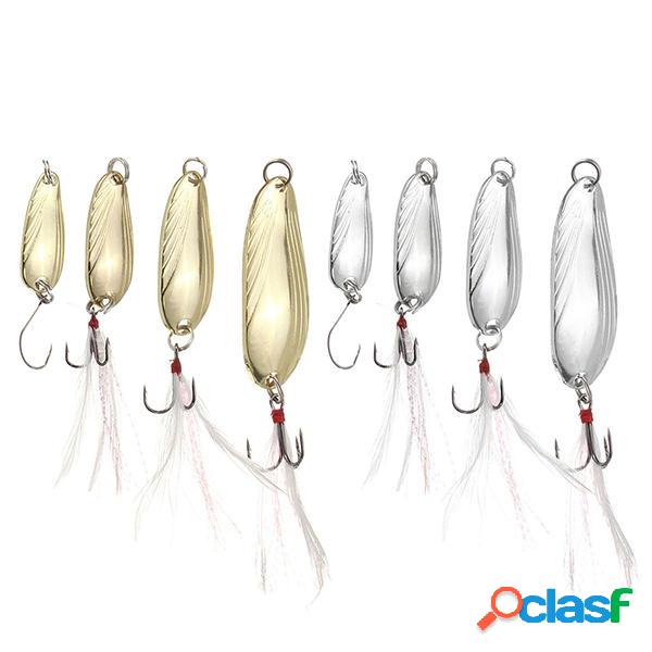 ZANLURE 10pcs Pesca Paillette esca paillettes Fishing Lure