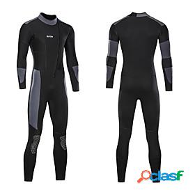 ZCCO Mens Full Wetsuit 5mm SCR Neoprene Diving Suit Thermal