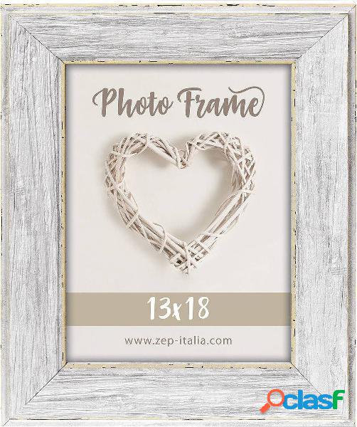 ZEP BE457 Cornice portafoto Formato carta: 13 x 18 cm Bianco