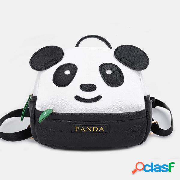 Zaino da donna casual in ecopelle Panda Olimpiadi invernali