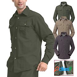 camicia da trekking da uomo / camicie abbottonate camicia