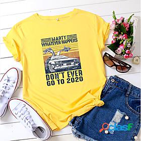 car two doors open t-shirt marty whatever happens dont ever