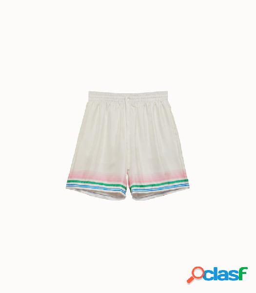 casablanca shorts tennis in seta