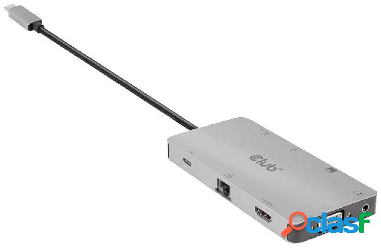 club3D CSV-1594 9 Porte USB 3.1 Gen 1-Hub con connessione di