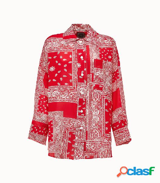 destin camicia dress paisley rossa