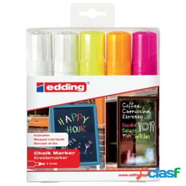 edding Pennarelli a Gesso 5 pz Multicolore 4090