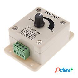 fai da te dc12-24v 8a pwm regolatore dimmer manopola manuale