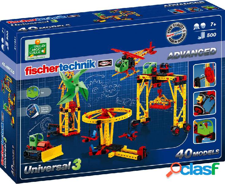 fischertechnik 511931 Universal 3 Elettronica, Meccanica Kit