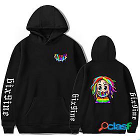 girls 6ix9ine hoodies shark for women tekashi 69 gooba