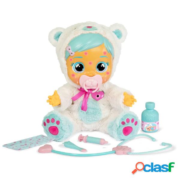 iMC Toys Cry Babies Kit Medico con Bambola Kristal Gets Sick
