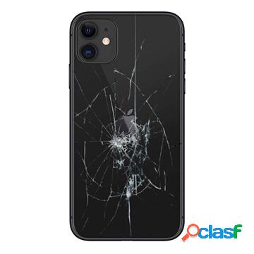 iPhone 11 Back Cover Repair - Glass Only - Black