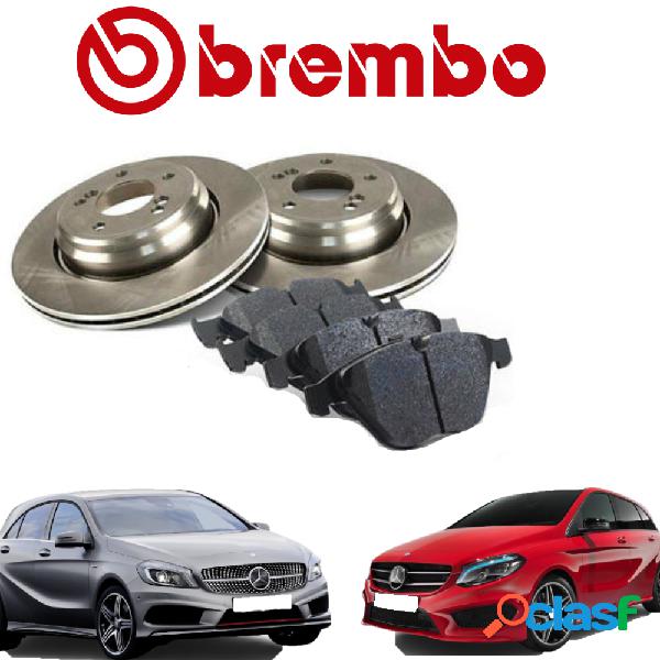 kit dischi + pastiglie Anteriori e Posteriori Brembo