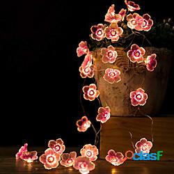 led string light 2m led peach blossom fata string luci a