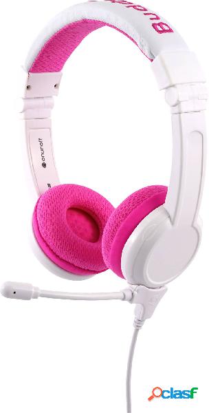 onanoff BuddyPhones® Bambini Cuffie On Ear via cavo Rosa