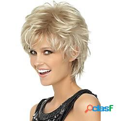 parrucche bionde corte parrucca pixie cut bionda omber per