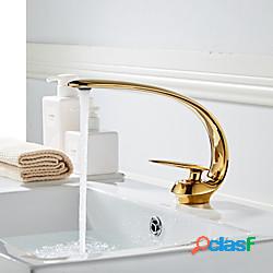 rubinetto per lavabo bagno - classico bronzo lucidato a olio