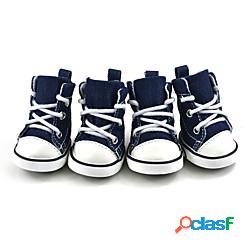 scarpe per animali domestici scarpe in denim sport cucciolo