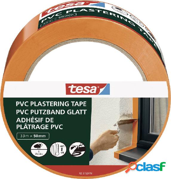 tesa PVC Putzband 55487-00000-01 Nastro goffrato Arancione