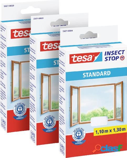 tesa STANDARD 55671 Zanzariera (L x L) 1300 mm x 1100 mm