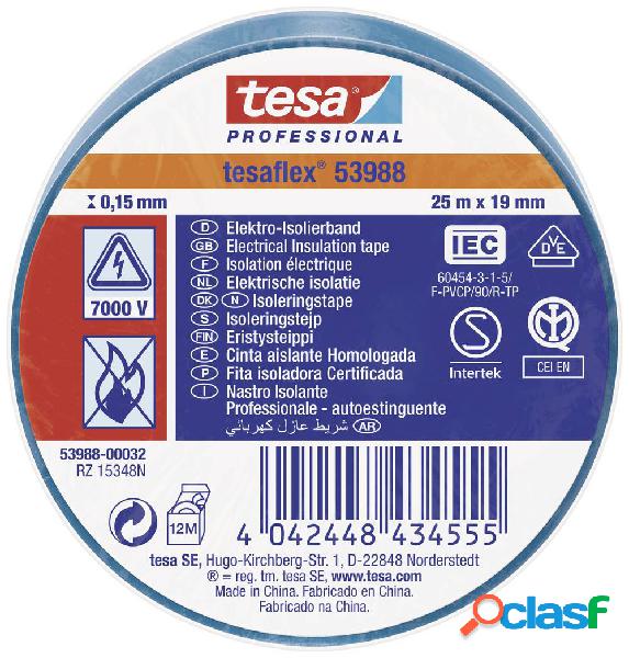 tesa tesaflex IEC 53988-00032-00 Nastro isolante Blu (L x L)