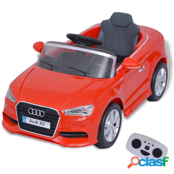 vidaXL Automobile Elettrica con Telecomando Audi A3 Rossa