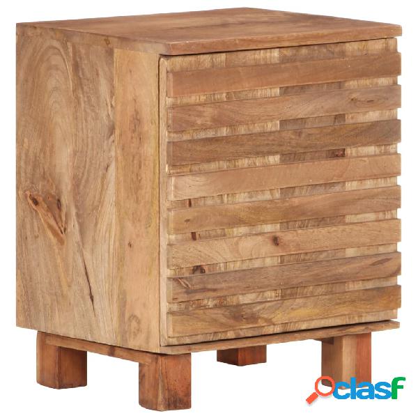 vidaXL Comodino 40x35x51 cm in Legno Massello di Mango