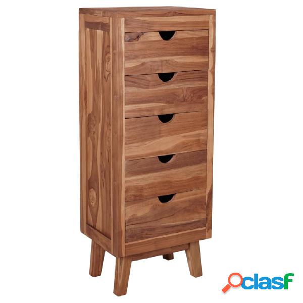 vidaXL Credenza con 5 Cassetti 40x30x100 cm in Legno