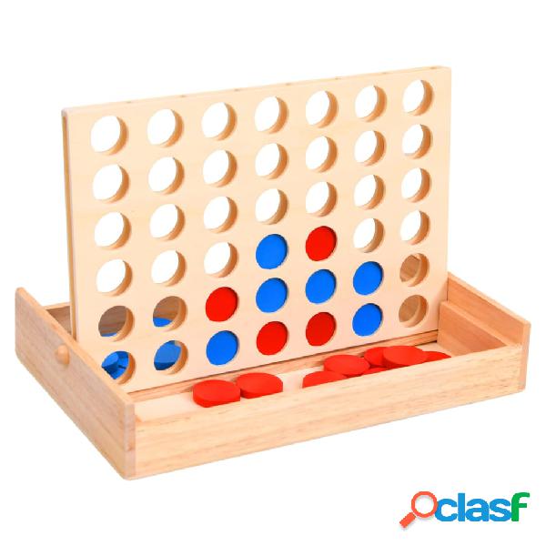 vidaXL Gioco da Tavolo Forza 4 24x15x4 cm in Legno Massello