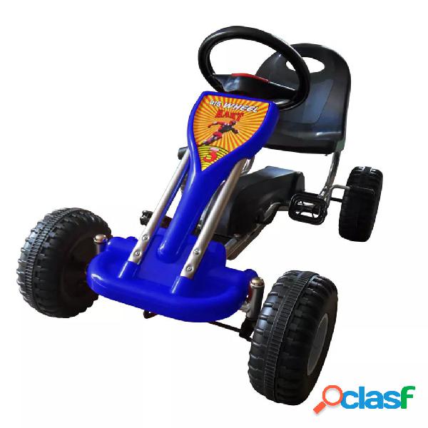 vidaXL Go Kart a Pedali Blu