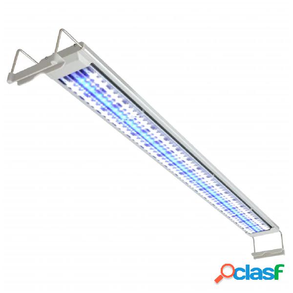vidaXL Lampada LED per Acquari 120-130 cm in Alluminio IP67