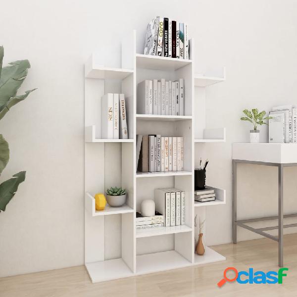 vidaXL Libreria Bianca 86x25,5x140 cm in Truciolato