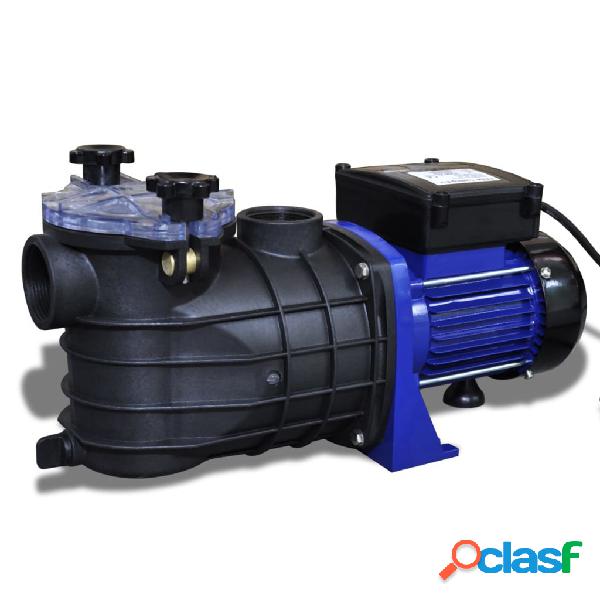vidaXL Pompa di filtrazione elettrica per piscina 500W Blu