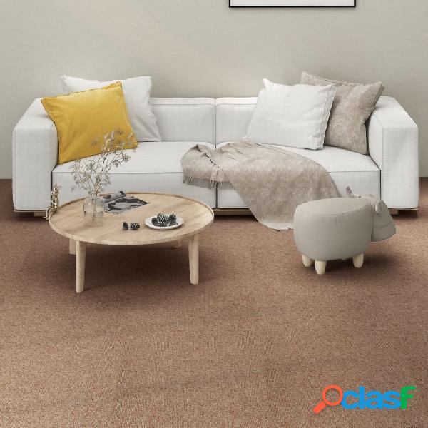 vidaXL Quadrotte di Moquette 16 pz 4 m² 25x100 cm Beige